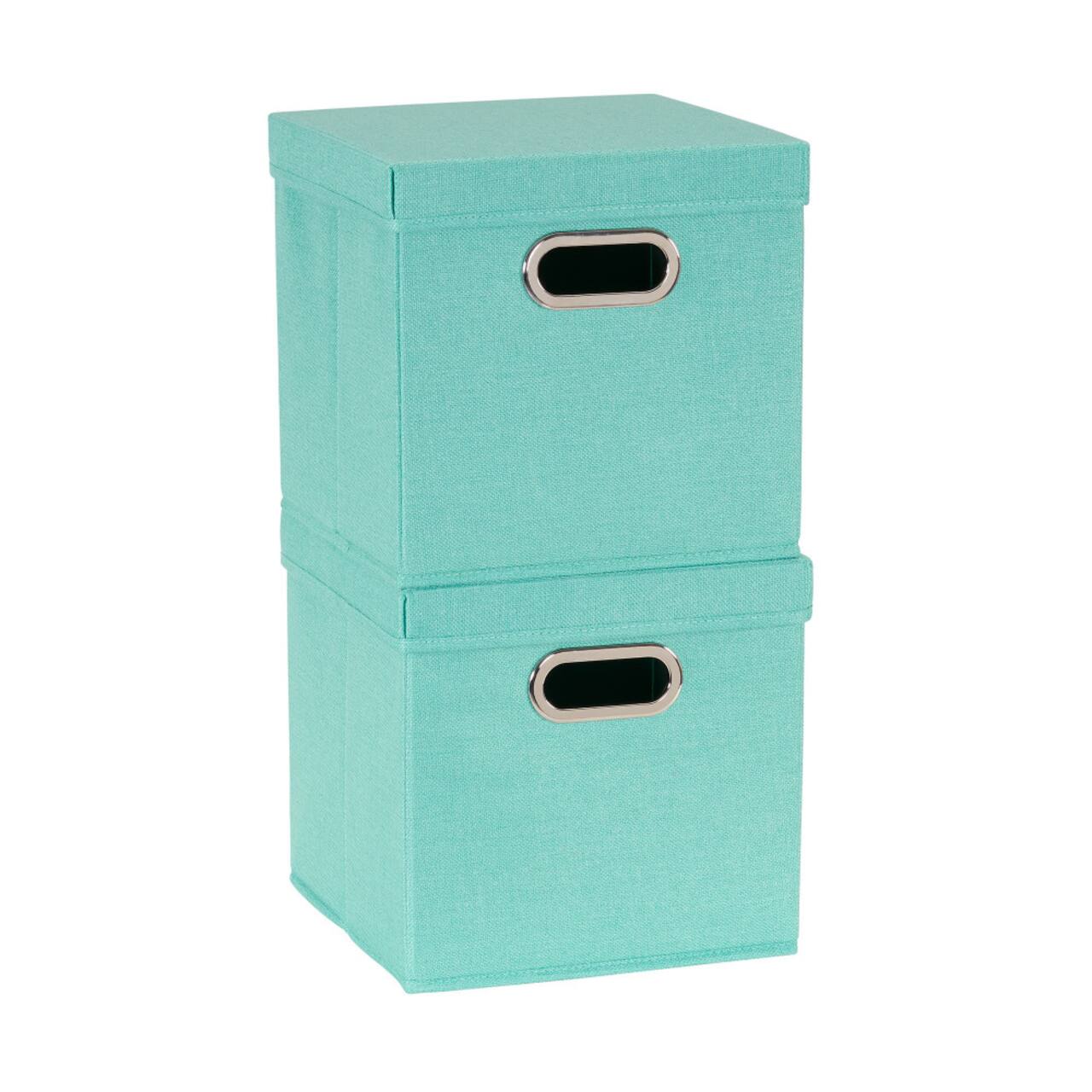 Household Essentials Storage Bins with Lids, 2ct.